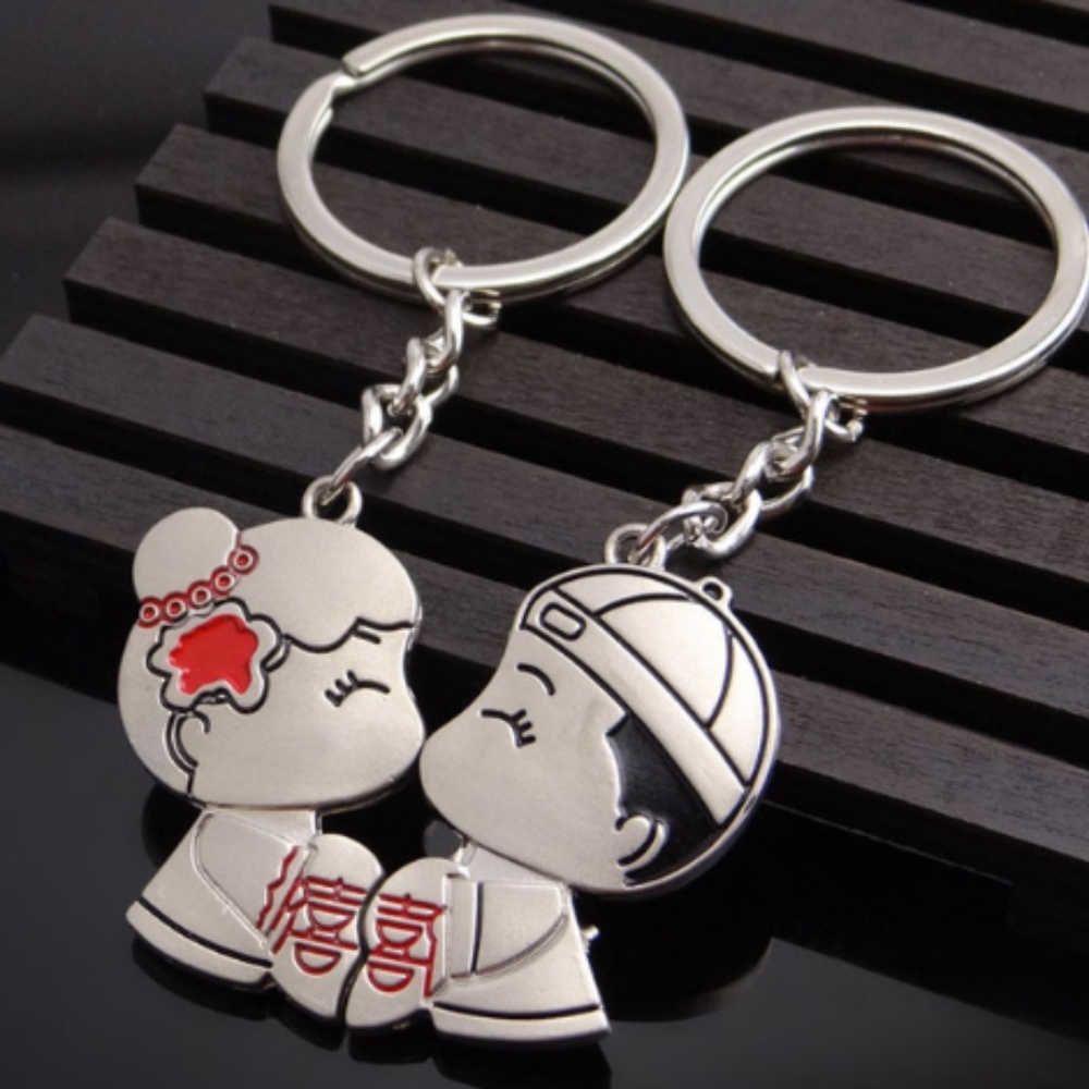 Couple relationship Keychain 2 keychain pair love